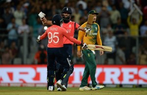 during the ICC World Twenty20 India 2016 Super 10s Group 1 match between South Africa and England at Wankhede Stadium on March 18, 2016 in Mumbai, India.